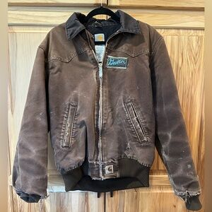 Carhartt With Characterer! Worn-In Custom Name Patch Vintage Medium Distressed